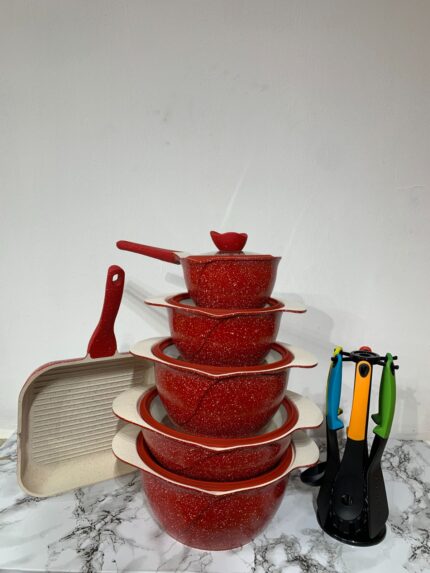 Dessini Granite Coating Non-Stick Cookware Set