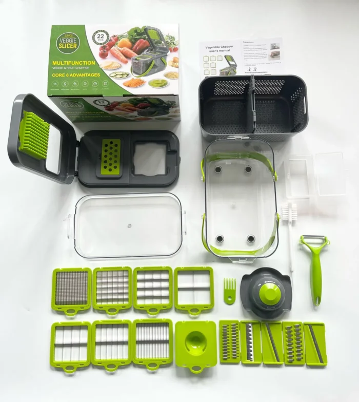22PCS VEGGIE SLICER - Image 1