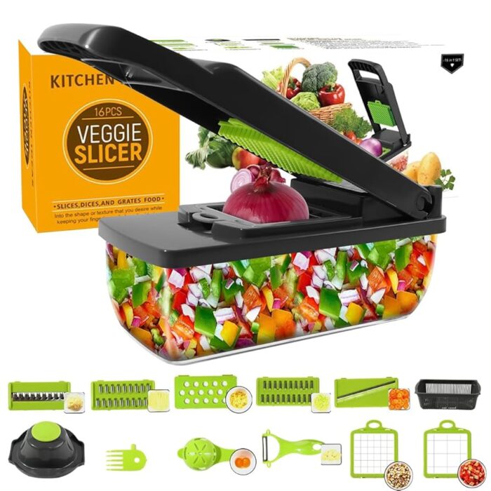 16PCS VEGGIES CUTTER/SLICER - Image 1