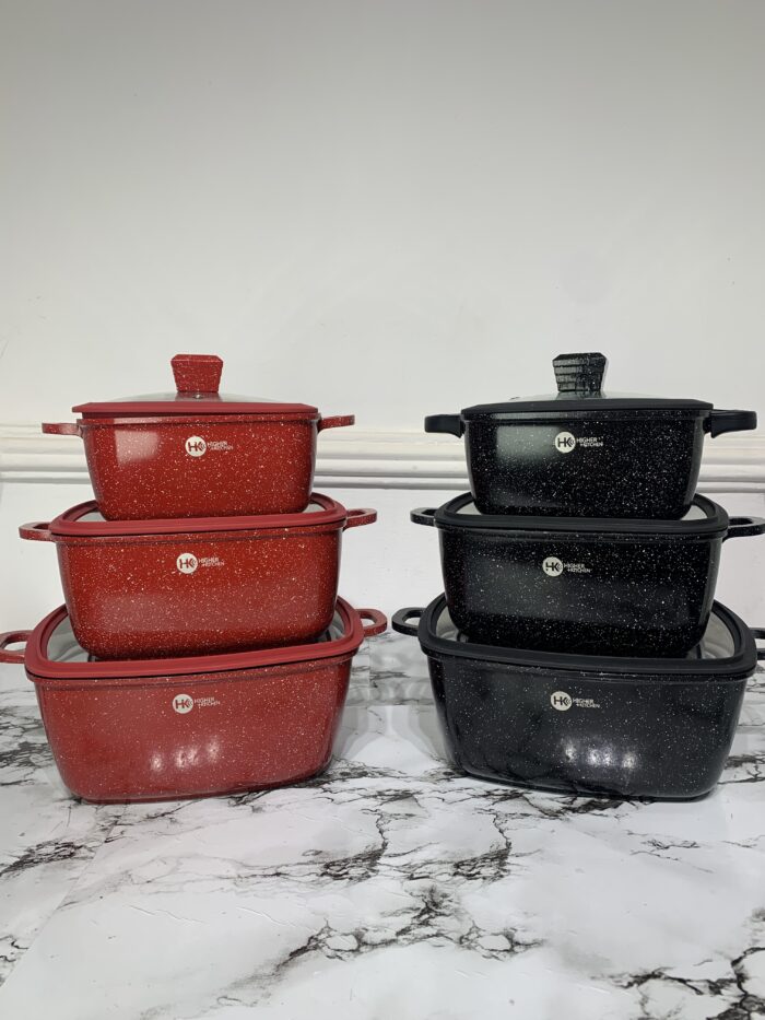 3PCS H.K GRANITE POTSET - Image 1