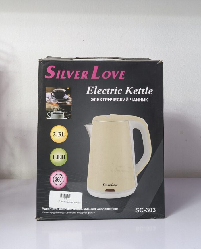 SILVER LOVE 2.3L ELECTRIC KETTLE - Image 1