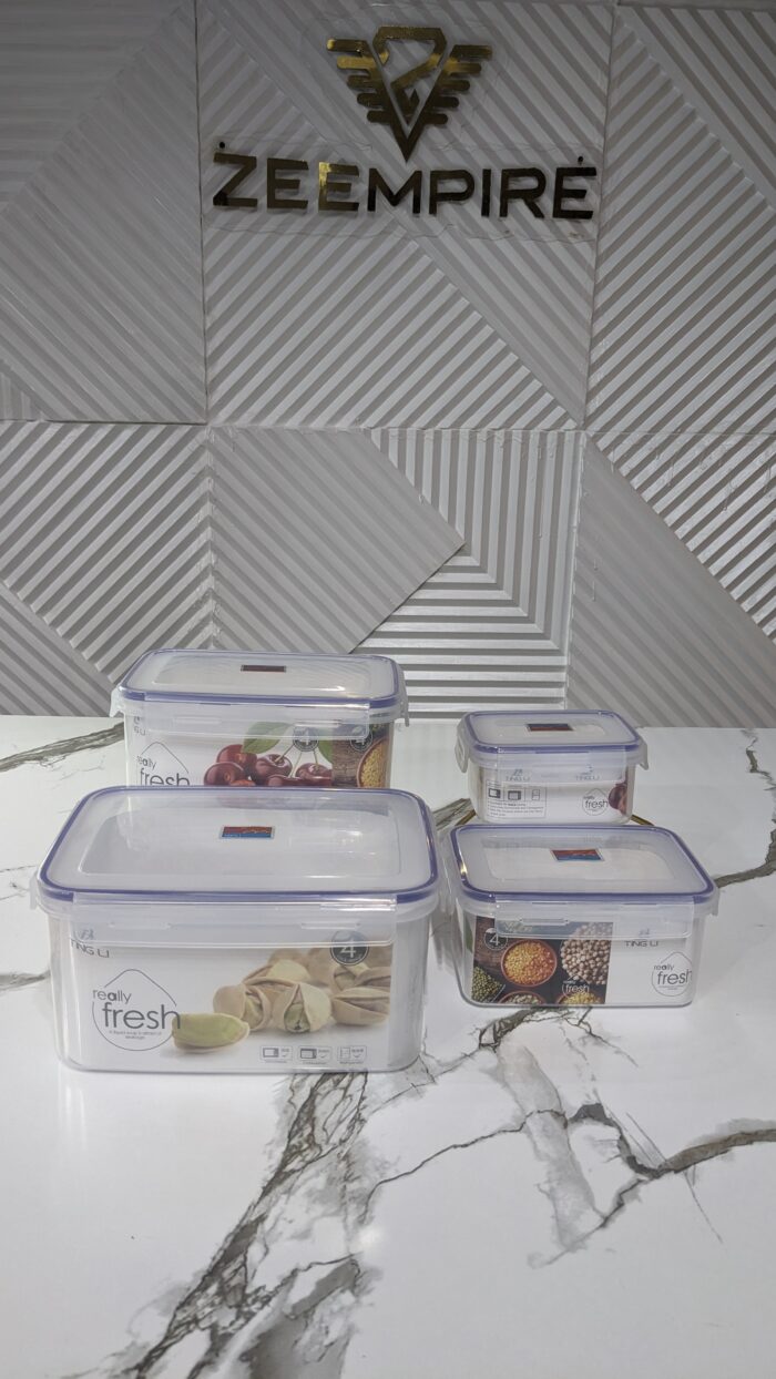 4PCS ACRYLIC FOOD CONTAINER SET - Image 2