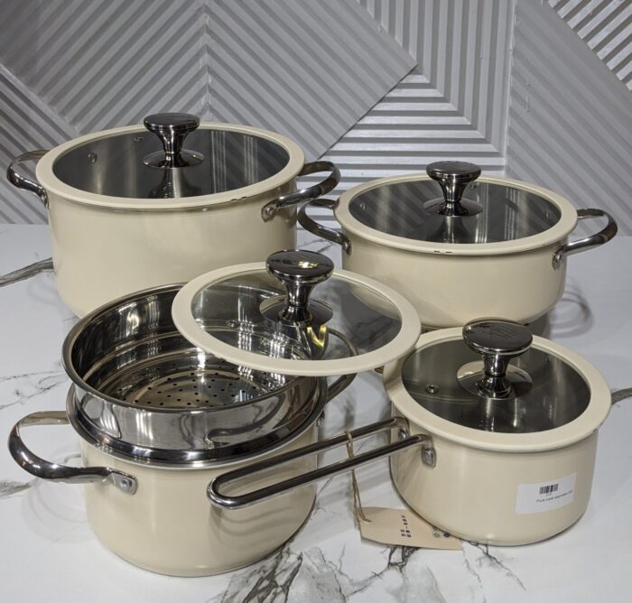 PURE COOK STAINLESS STEEL POT SET - Image 2
