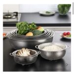 6pcs stainless sieve