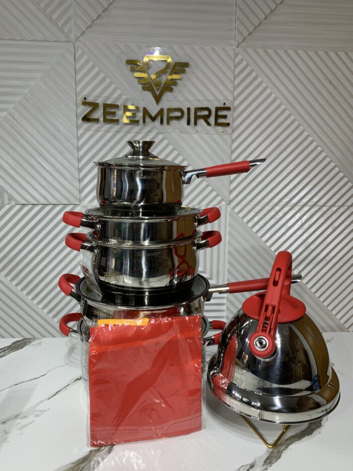 11PCS ZEIPLITER STAINLESS POT SET - Image 2