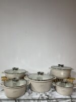 5PCS PLTINUM GRANITE POT SET - Image 2