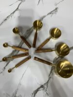 8PCS GOLD MEASURING CUPS