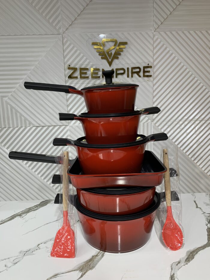 8PCS PHISMA CERAMIC POT SET - Image 2