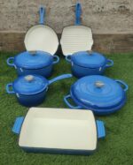7PCS ENAMEL CAST IRON POT SET - Image 6