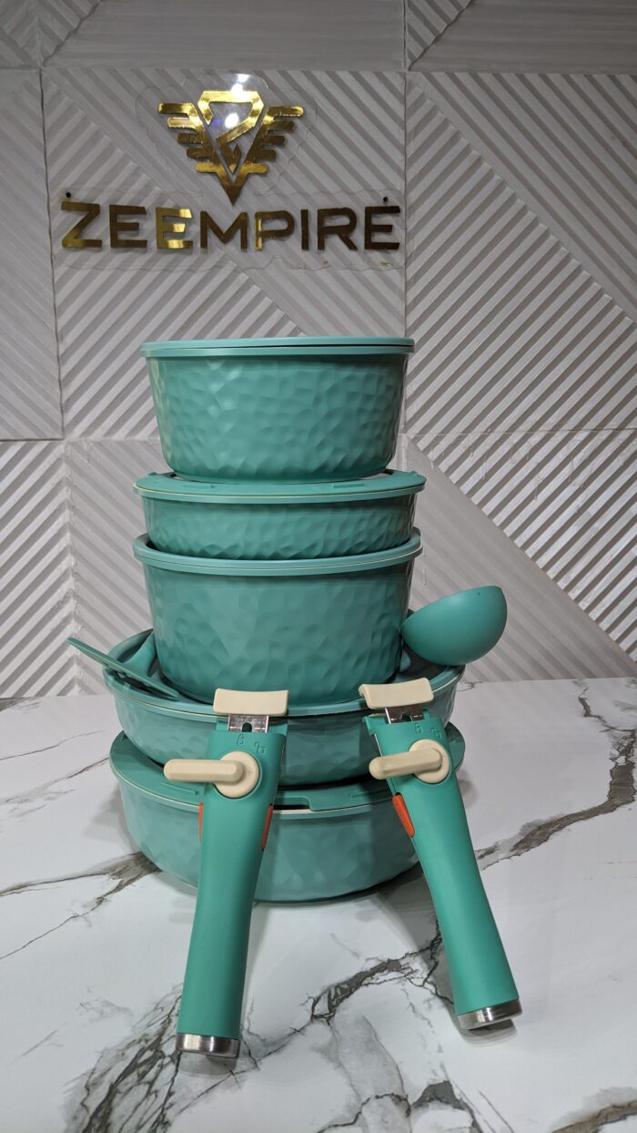 9PCS DONOR REFINE GRANITE POT - Image 4