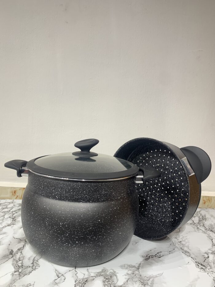 26CM HONHEY CASEROLE WITH STEAMER - Image 1