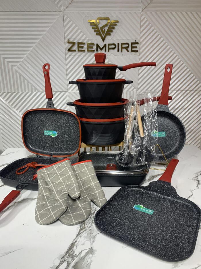 12PCS DONOR BERRY GRANITE POT SET - Image 1