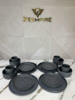16PCS STONEWARE DINNER SET
