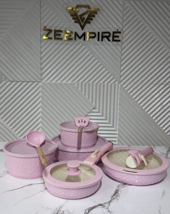 9PCS DONOR REFINE GRANITE POT - Image 3