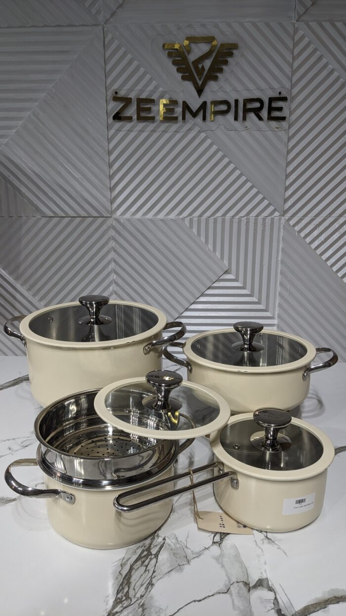 5PCS PURE COOK STAINLESS POTSET - Image 2