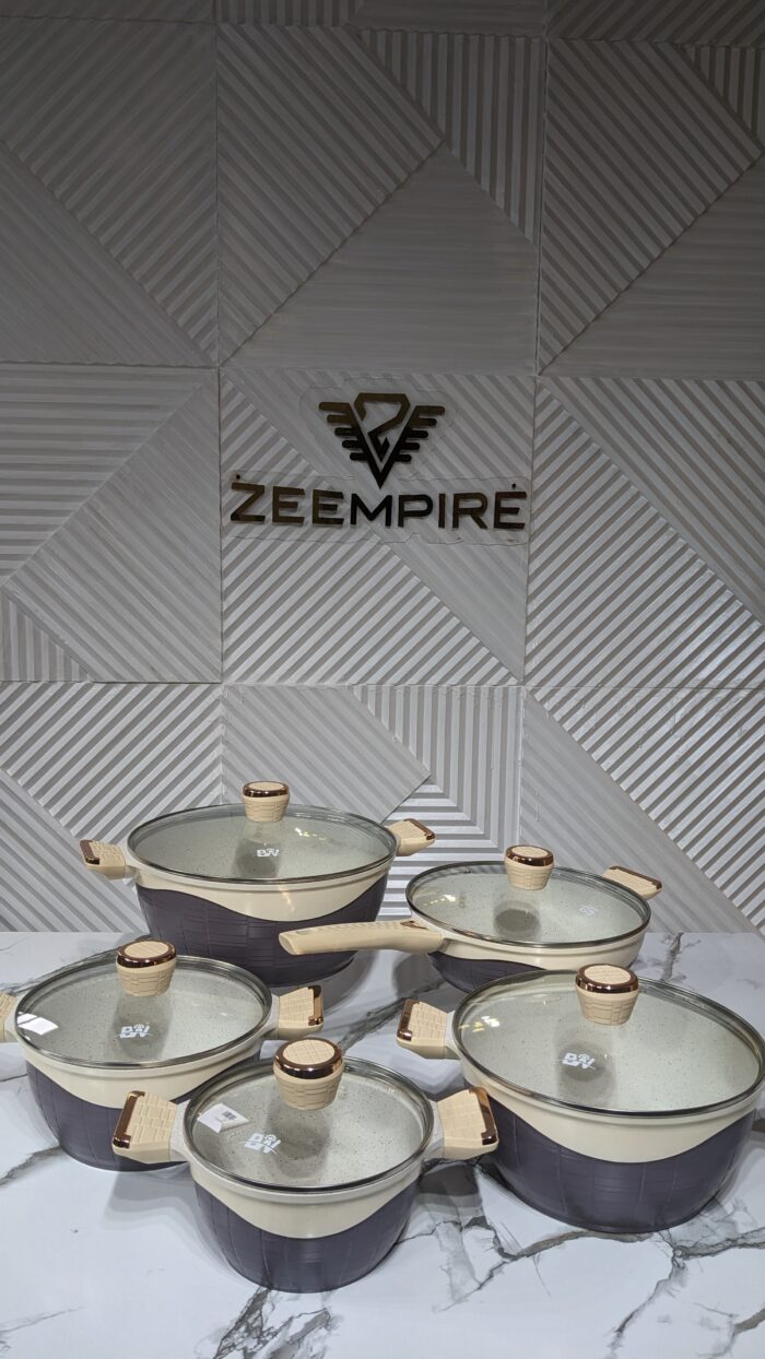 5PCS BOWEN GRANITE POTSET - Image 4