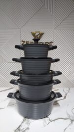 5PCS UCC LIFE GRANITE POT SET - Image 2