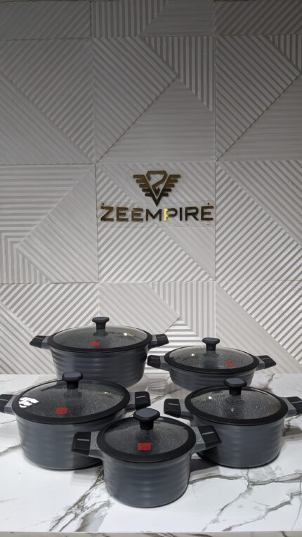 5PCS UCC LIFE GRANITE POT SET
