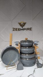 9PCS BAKHSCHIE GRANITE POT SET - Image 2