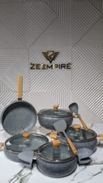 9PCS BAKHSCHIE GRANITE POT SET