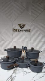 7PCS DONOR WAVE GRANITE POT SET