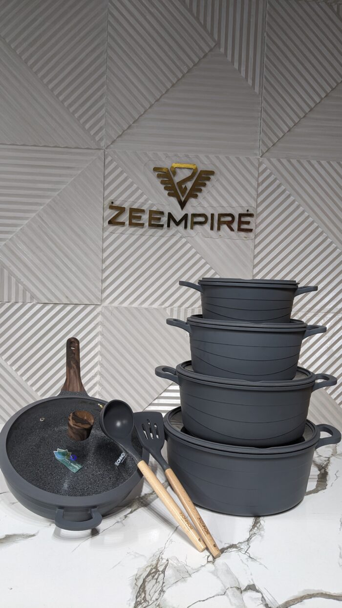 7PCS DONOR WAVE GRANITE POT SET - Image 2