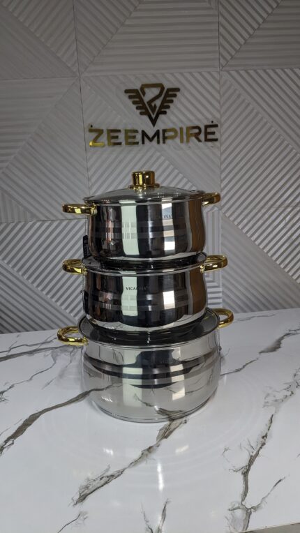 3PCS VICALINA STAINLESS STEEL