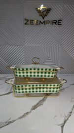 2IN1 GREEN SERVING DISH - Image 3