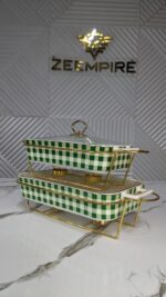 2IN1 GREEN SERVING DISH