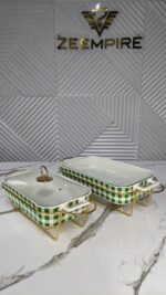 2IN1 GREEN SERVING DISH - Image 2