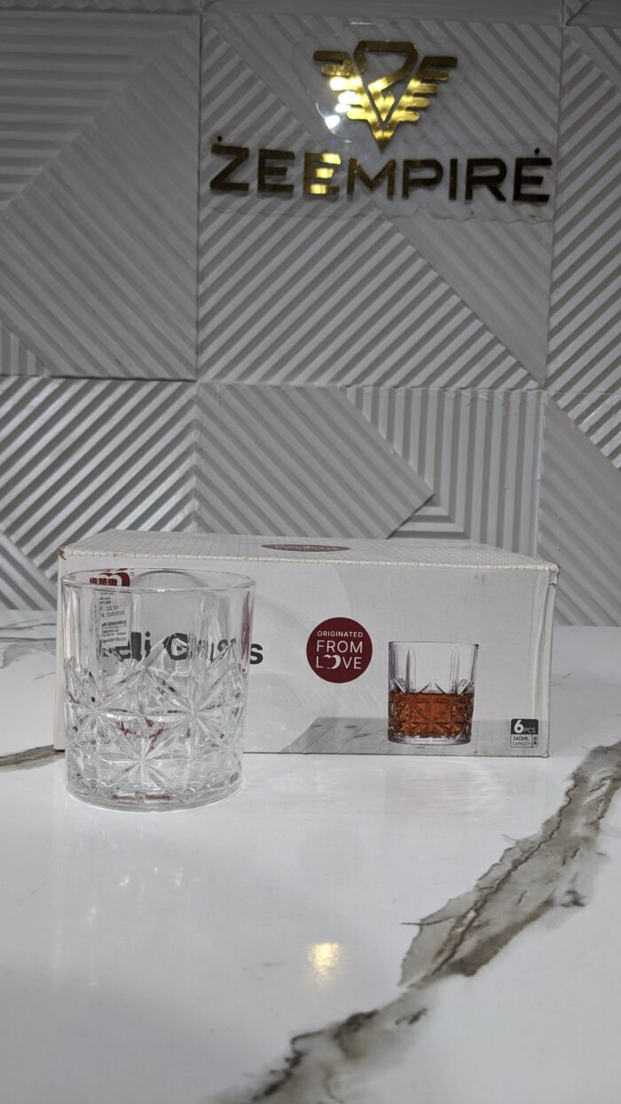 340ML 6PCS GLASSWARE - Image 1