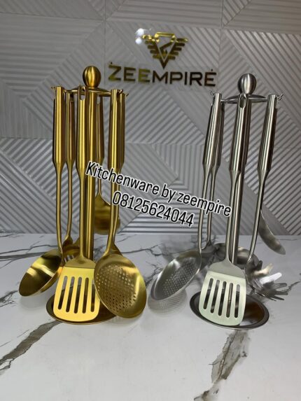 STAINLESS STEEL COOKING SPOON SET